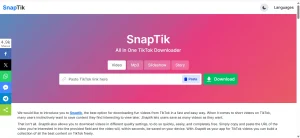 Download Video TikTok HD Gratis dengan Snaptik